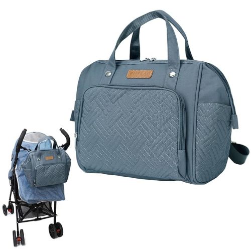 FHELAD Lightweight Mini Diaper Backpack for Quick Trips - 5-Way Carrying Waterproof Baby Bag with Insulated Bottle Pockets, Perfect for Hospital & Park Outings, Dark Gray