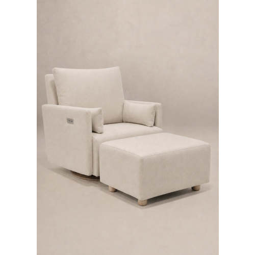 High Performance Basket Sand | Ollie: A Chair and a Half | Swivel Nursery Recliner | Oilo™ Studio