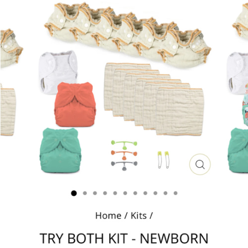 Try Both Cloth Diaper Kit size newborn