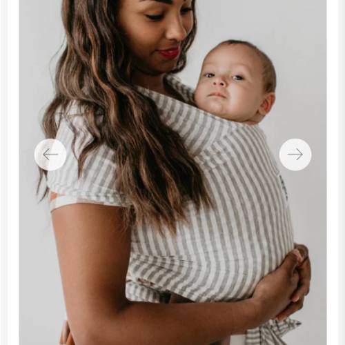 The Sawyer Beluga Baby Wrap | Black Bamboo Baby Carrier - Beluga Baby Carriers