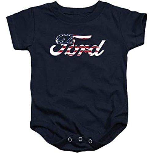 Ford Flag Logo Unisex Infant Snap Suit for Baby Boys and Girls