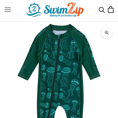 Sunsuit - Long Sleeve Romper Swimsuit | "Jelly Jellyfish"
