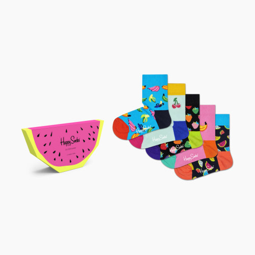 Happy Socks Fruits Socks Gift Set - Multi Color, 0-12M
