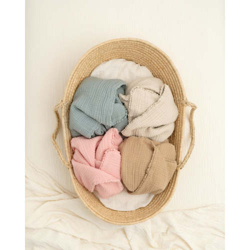 Soft, Garment-Dyed Lace Baby Blanket | Organic Cotton Gauze | Willaby – willaby