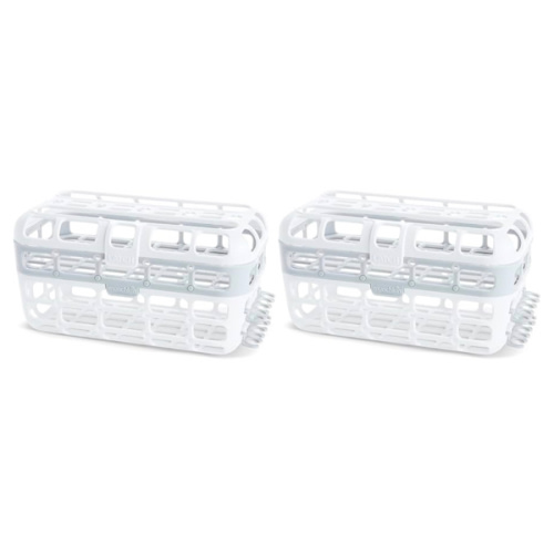 Munchkin Dishwasher Basket, High Capacity | 2 Pack | Grey