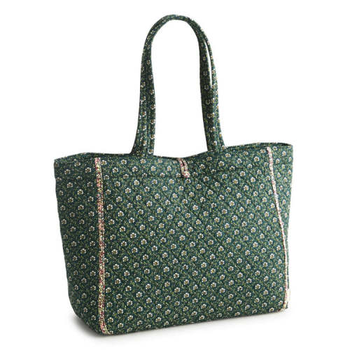 Hathaway Tote Bag - Mistletoe Lattice