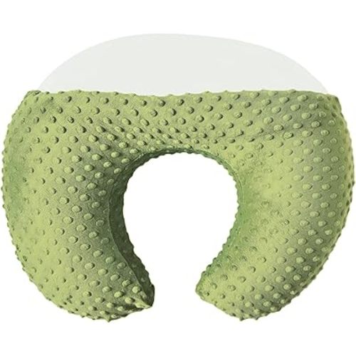 Nursing Pillow and Positioner for Breastfeeding, Ultra Soft Baby Breastfeeding Pillows for More Support for Mom and Baby, with Premium Removable Cover (Tarragon)