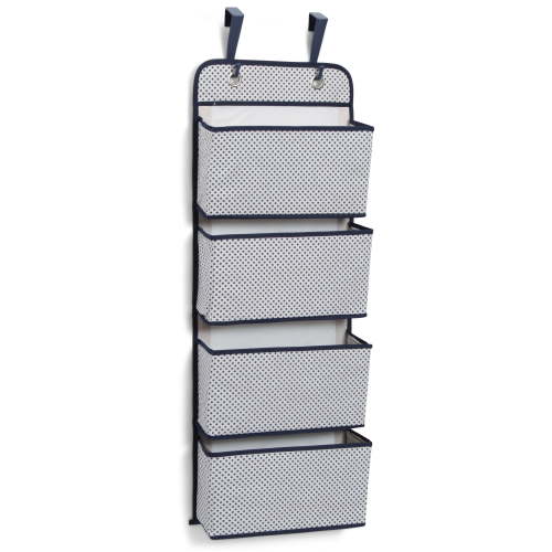 Delta Children 4-Pocket Hanging Wall Organizer, Navy