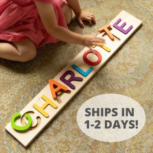Personalized Name Puzzle  Fat Brain Toys  Ships in 1-2