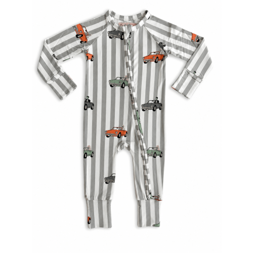 Spooky Little Riders Zipper Romper