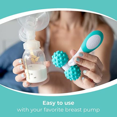LaVie Lactation Massager Roller, Manual Massage Roller, Breastfeeding Support to Improve Milk Flow, Reduce Engorgement, Simplify Breast Massage, Medical Grade