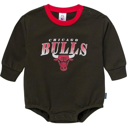 Gerber NBA unisex-baby Nba Team Sweatshirt Bubble Romper