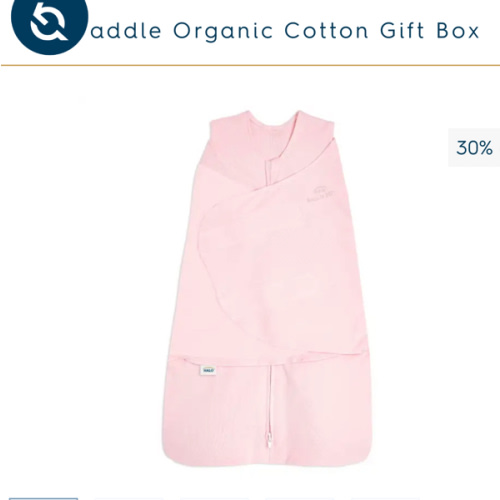 Strawberry Organic Cotton Swaddle Gift Box | HALO