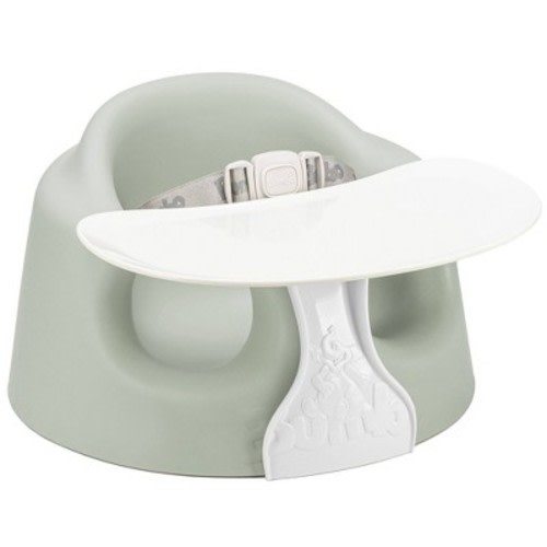 Bumbo Floor Seat PLUS+ with Tray Infant Positioning Seat - Agave