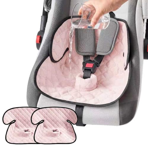 2 Pack Waterproof Piddle Pads Carseat Potty Training Car Seat Protector Waterproof Car Seat Liner Cover to Prevent Pee