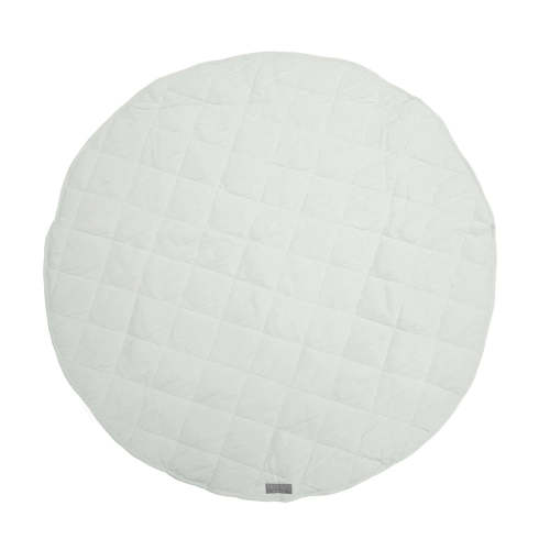 Round Play Mat/Quilt: French Grey Linen