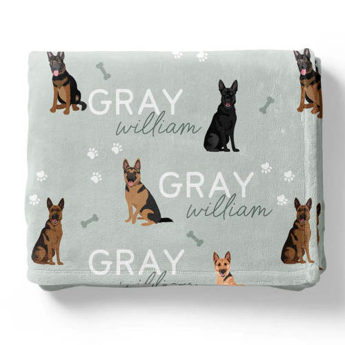 Personalized Kids Blankets | Dog Breeds