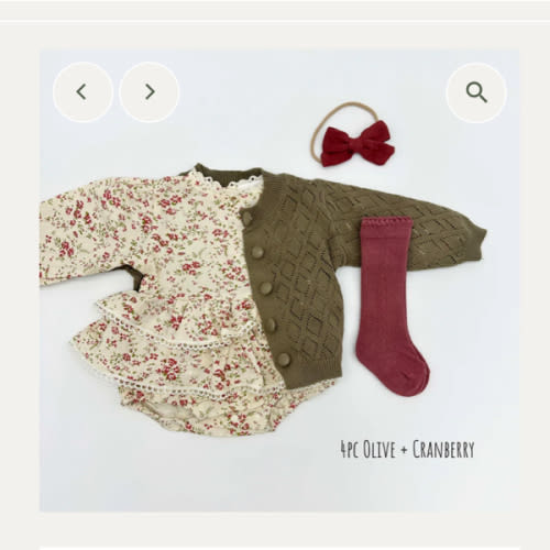 Bella Floral Romper – Olive and Cradle