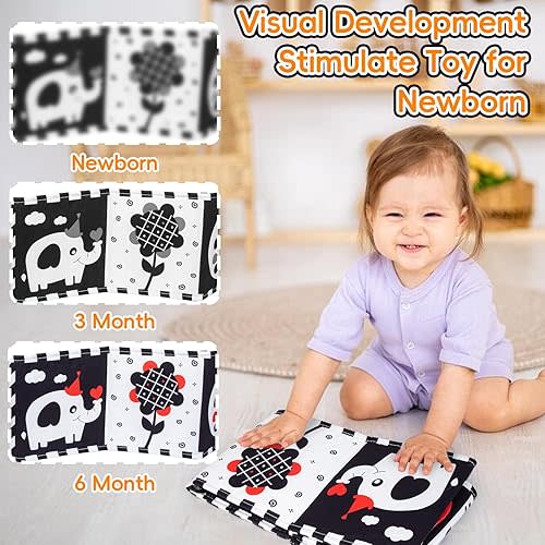 Montessori Stimulation Crib Toy (Black and White)