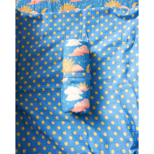 Reversible Organic Muslin Waterproof Changing Mat - Golden Hour