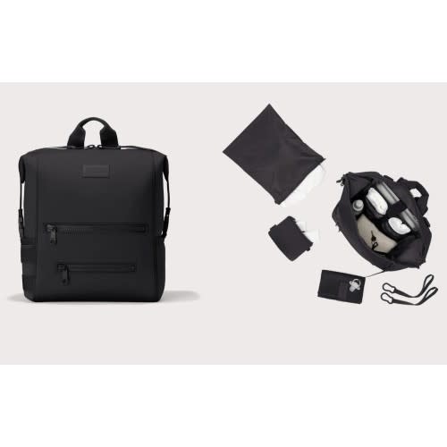 Indi Diaper Backpack in Onyx, Large