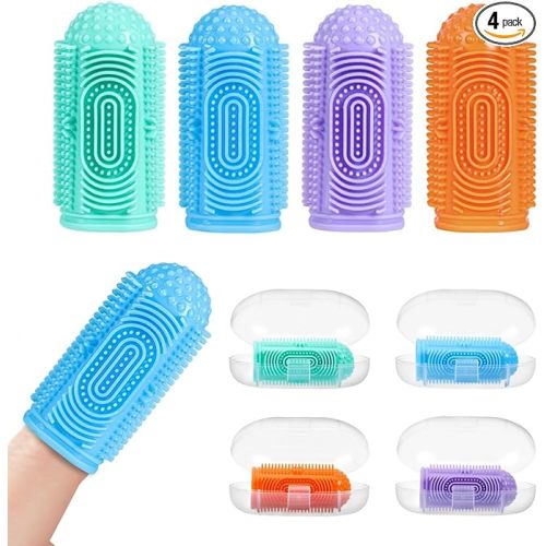 Finger Tooth Brushing Baby Toothbrush 4 Pcs
