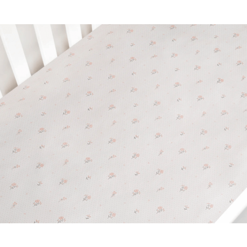 Ditsy Floral Crib Sheet - Pink