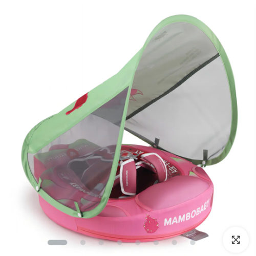 Mambobaby Swim Float with Canopy for 3-24 months, Dragon Fruit Pink – Mambobaby Shop