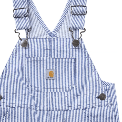 Kids' Loose Fit Twill Stripe Shortall (Baby/Toddler) | Baby Boy Overalls | Carhartt