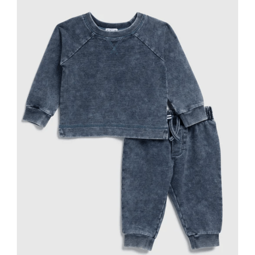 Infant Boy Dark Rinse Jogger Set