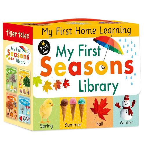 My First Seasons Library 4-Book Boxed Set: Celebrate Spring, Summer, Fall, and Winter! (My First Home Learning)