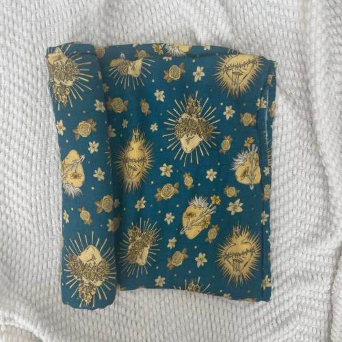 Holy Hearts Swaddle Blanket
