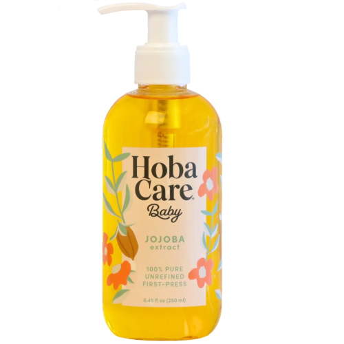 HobaCare Baby Jojoba Oil , 8.45 oz. (250 mL) – Pure Jojoba for Face, Body, & Hair – Suitable for All Skin Types – 100% Pure Cold-Pressed Jojoba Oil