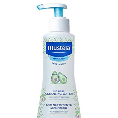 Mustela Baby Cleansing Water - No-Rinse Micellar Water - with Natural Avocado & Aloe Vera - for Baby's Face, Body & Diaper - 1 or 2-Pack - Various Sizes