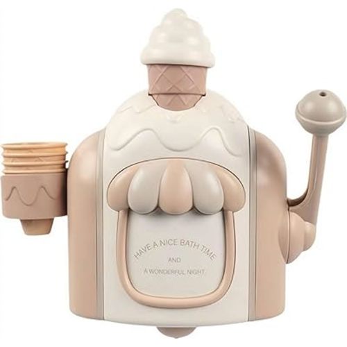 Bath Bubble Machine, Bubble Ice Cream Maker Bath Toy, Ice Cream Bathing Toy,Shower Toys for 3 4 5 6 7 8 Years Old Boys Girls
