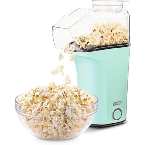 Dash Fresh Pop Popcorn Maker, 16-Cup Hot Air Popper, Aqua