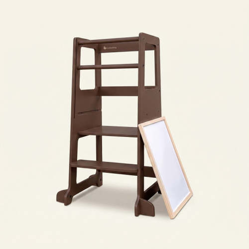 Myduckling Lola Adjustable Learning Tower - Mocha Brown