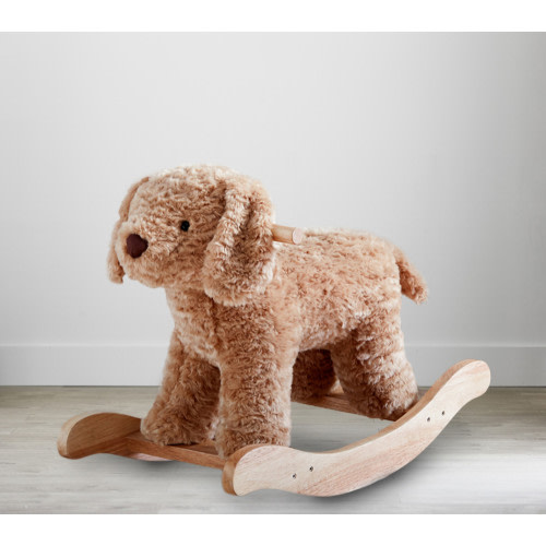 Labradoodle Plush Nursery Rocker