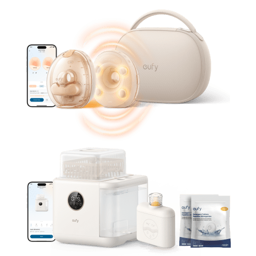 eufy Wearable Breast Pump S2 Pro & Baby Bottle Washer S1 Pro