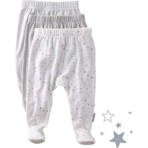 FALLON 3-Pack Footed Pants, Gray Twinkle - butterblu Pants | Maisonette