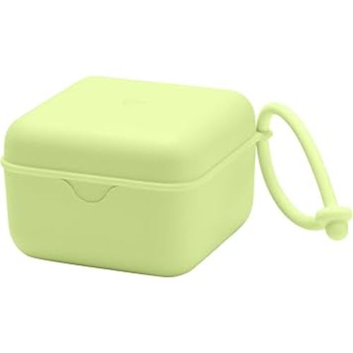 BIBS Pacifier Box with Strap. Pacifier Holder and Steriliser case. 100% BPA Free Food-Grade Material - Matcha
