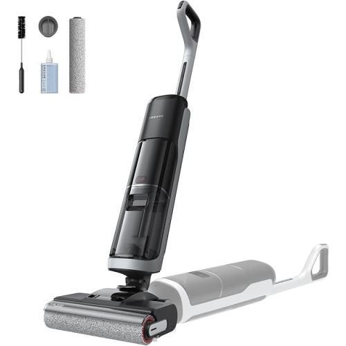 dreame H14 Cordless Vacuum Mop, 180° Lie-Flat Wet Dry Vacuum cleaner, 140°F Brush Washing, Fast Hot Air Drying in 5Mins, Smart Hard Floor Cleaner Machine with Powerful Suction, Great for Sticky Messes