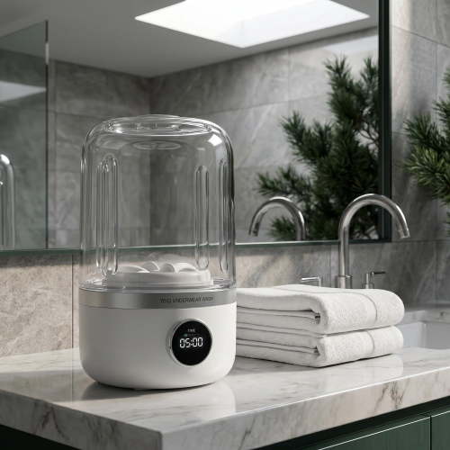 Mini Portable Washing Machine,4,000mAh Rechargeable Cordless Underwear Washer for Bras/Underwear/Socks, Perfect for Home, Apartment, Camping, and Travel Gifts for Mom Women