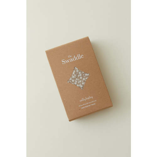 Cream Floral Swaddle