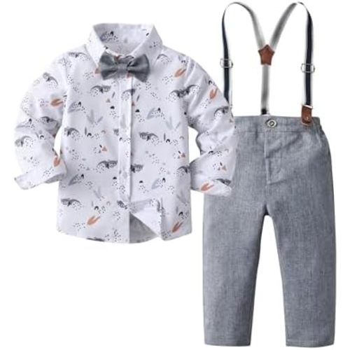 Boarnseorl Baby Boys Pants Sets, Infant Toddler Gentleman Outfits