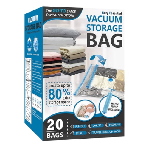 Cozy Essential Vacuum Storage Bags (20-pack)