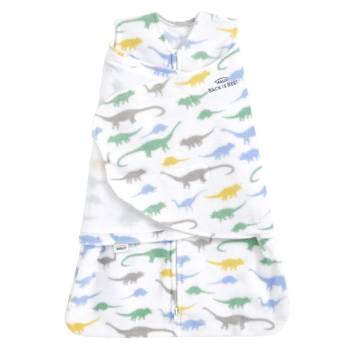 GoodBuy Gear Halo Micro-Fleece Swaddle, Small - Dinos