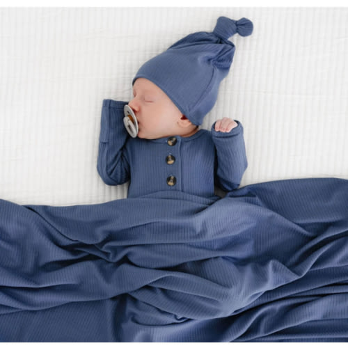 Harrison Ribbed Swaddle Blanket