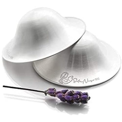 Silver Nursing Cups, Breast Shells, Natural Helper, Nipple Soother, Cracked Nipple, The Original Silver Nursing Cups