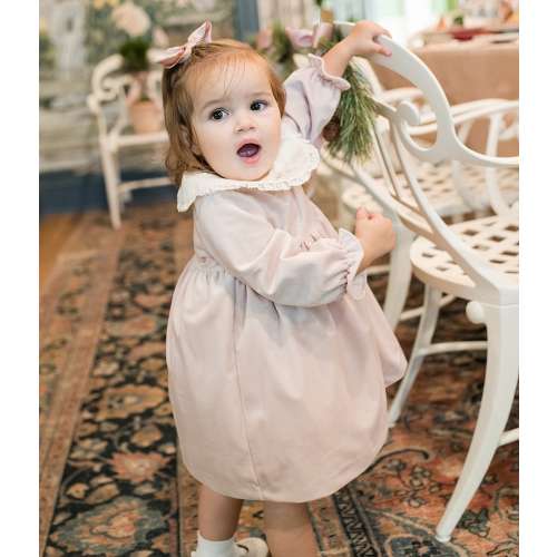 Edgehill Collection x The Broke Brooke Baby Girls Emma Velvet Nutcracker Dress